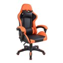 Ergonomiczny fotel gamingowy Racing Supreme Pro, czarno-poma