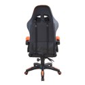 Ergonomiczny fotel gamingowy Racing Supreme Pro, czarno-poma