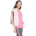 Koszulka damska adidas Loungewear Essentials Slim Logo Tee różowa IY9191