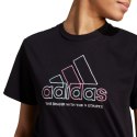 Koszulka damska adidas Xpress Logo czarna IW5161