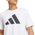 Koszulka męska adidas PWR 3 Graphic Tee biała IY8582