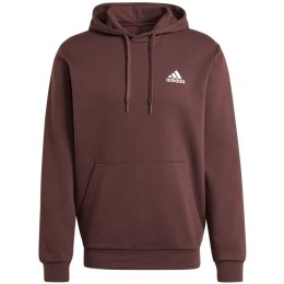 Bluza męska adidas Essentials Fleece Hoodie brązowa IZ4758