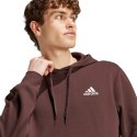 Bluza męska adidas Essentials Fleece Hoodie brązowa IZ4758