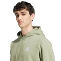 Bluza męska adidas Essentials Fleece Hoodie zielona JJ4662