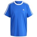 Koszulka damska adidas Essentials 3-Stripes Tee niebieska IY1701