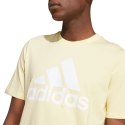 Koszulka męska adidas Essentials Single Jersey Big Logo Tee żółta IX0135