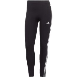 Legginsy damskie adidas Essentials 3-Stripes High-Waisted Single Jersey czarne IC7151