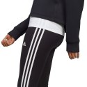 Legginsy damskie adidas Essentials 3-Stripes High-Waisted Single Jersey czarne IC7151