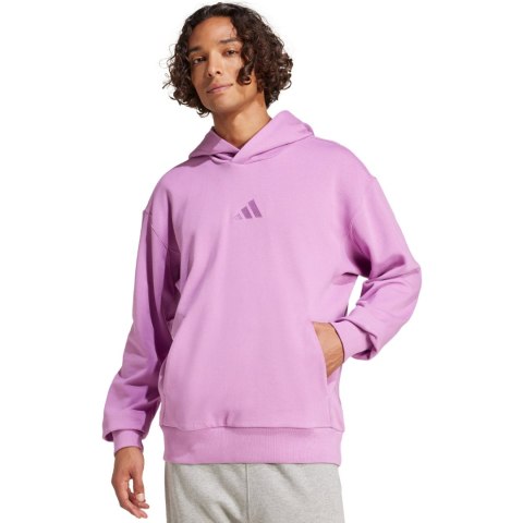 Bluza męska adidas ALL SZN French Terry Hoodie fioletowa IY4160