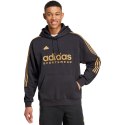 Bluza męska adidas House of Tiro Nations Pack Hoodie czarno-złota IW8869