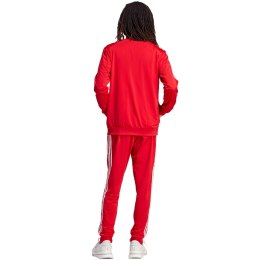 Dres męski adidas Basic 3-Stripes Tricot Track Suit czerwony IJ6056