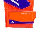 Rękawice bramkarskie dla dzieci adidas Predator Training Goalkeeper fioletowo-pomarańczowe IX3872