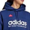 Bluza męska adidas House of Tiro Nations Pack Hoodie granatowa IY4530