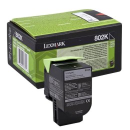 Lexmark oryginalny toner 80C20K0, black, 1000s, return