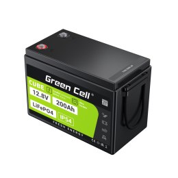 Green Cell CUBE Akumulator LiFePO4 200Ah 12.8V 2560Wh Litowo-Żelazowo-Fosforanowy do Kampera, Paneli solarnych, Foodtrucka