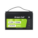 Green Cell CUBE LiFePO4 125Ah 12.8V 1600Wh Lithium Iron Phosphate Battery for Camper, Solar, Off-Grid System, Boat