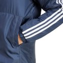 Kurtka męska adidas Essentials 3-Stripes Insulated Hooded granatowa IS1278