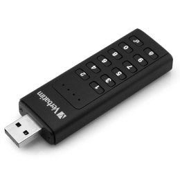 Verbatim USB flash disk, USB 3.0, 64GB, Keypad Secure, czarny, 49428, 256bitowe szyfrowanie AES, LED złącze USB A