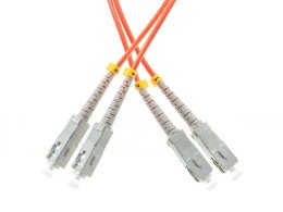 PATCHCORD ŚWIATŁOWODOWY MM SC/UPC-SC/UPC DUPLEX OM2 2m OPTIX