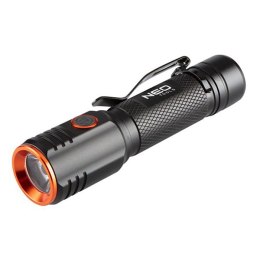 Latarka akumulatorowa, 1xxLED, 1x2200 mAh,, czarna, 20W, 2000 lumenów, czas działania 4h