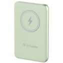 Power bank Verbatim 32246, 10 000mAh z ładowaniem bezprzewodow, 5V,, zielony