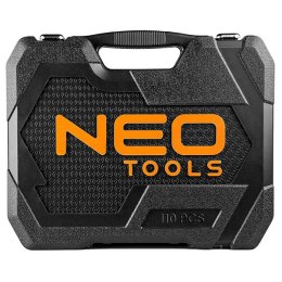 Zestaw kluczy nasadowych Neo Tools 10-066,, stal chromowo-wanadowa, walizka