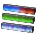 Defender Soundbar Z8, 2.0, 10W, czarny, regulacja głośności, Podświetlenie LED, USB/Bluetooth, 90Hz-20kHz