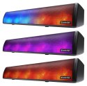 Defender Soundbar Z8, 2.0, 10W, czarny, regulacja głośności, Podświetlenie LED, USB/Bluetooth, 90Hz-20kHz