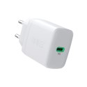 Greencell PowerSource Solo30 Biała Ładowarka sieciowa 30W USB-C Power Delivery