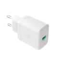 Greencell PowerSource Solo30 Biała Ładowarka sieciowa 30W USB-C Power Delivery