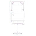 ULTRADESK Biurko dla gracza 75 cm