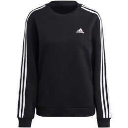 Bluza damska adidas Essentials 3-Stripes Fleece czarna HZ5744