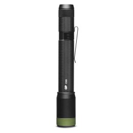 LED Flashlight, 2xAA, metalowy, czarna, 150lm, C33