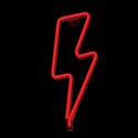 Neon LED Light BOLT red Bat + USB FLNE06 Forever Light