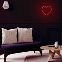 Neon LED Light HEART red Bat + USB FLNE07 Forever Light