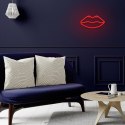 Neon LED Light LIPS red Bat + USB FLNE08 Forever Light