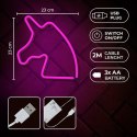 Neon LED Light UNICORN pink Bat + USB FLNE01 Forever Light