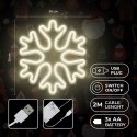 Neon LED CHRISTMAS SNOWFLAKE white FLNE20 Forever Light