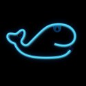 Neon LED Light WHALE blue Bat + USB FLNE19 Forever Light