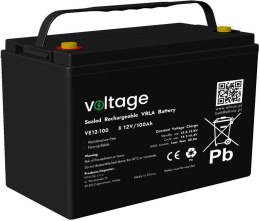 Akumulator AGM Voltage 12V 100Ah VE12-100 VOLTAGE