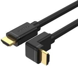 Kabel HDMI Unitek Y-C1002 kątowy HDMI 2.0 90 stopni 4K 3m UNITEK