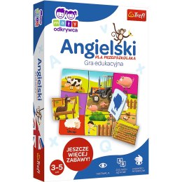 Gra Edukacyjna Angielski dla przedszkolaka z Serii Mały Odkrywca Trefl 01949 Trefl Gry