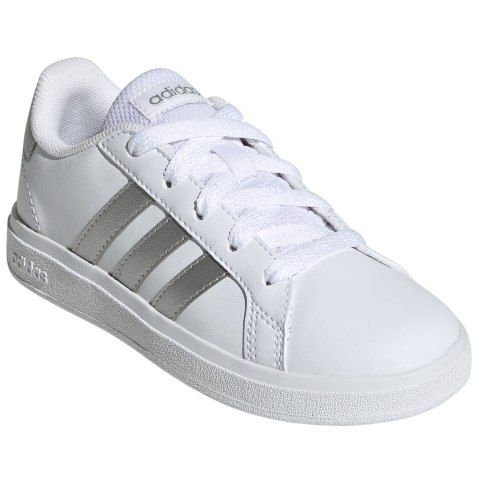 Buty dla dzieci adidas Grand Court Lifestyle Tennis Lace-Up białe GW6506 Adidas Buty dla dzieci adidas Grand Court Lifestyle Tennis Lace-Up białe GW6506 Adidas