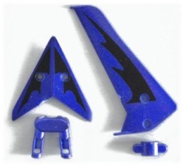 S107 -03 Tail Decoration Blue - Stateczniki Ogona Niebieskie