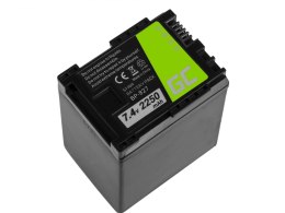Bateria Green Cell BP-808 BP-809 BP-827 do aparatów Canon HF G10 S10 S21 S30 S100 S200 FS11 HF11 HF20 LEGRIA 7.4V 2250mAh