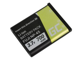 Bateria Green Cell NP-45A NP-45 do aparatów Fujifilm FinePix L50 J25 J30 XP60 XP70 Z10fd Z30 Z35 Z37 Z71 Z81 3.7V 700mAh