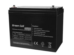 Green Cell AGM VRLA 12V 75Ah bezobsługowy akumulator do kamper, systemów fotowoltaicznych, łodzi