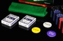 Zestaw do pokera 200 szt w blaszanym pojemniku