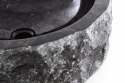 DIVERO umywalka z kamienia naturalnego - czarny marmur