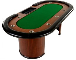 Zielony stół pokerowy XXL ROYAL FLUSH 213 x 106 x 75 cm